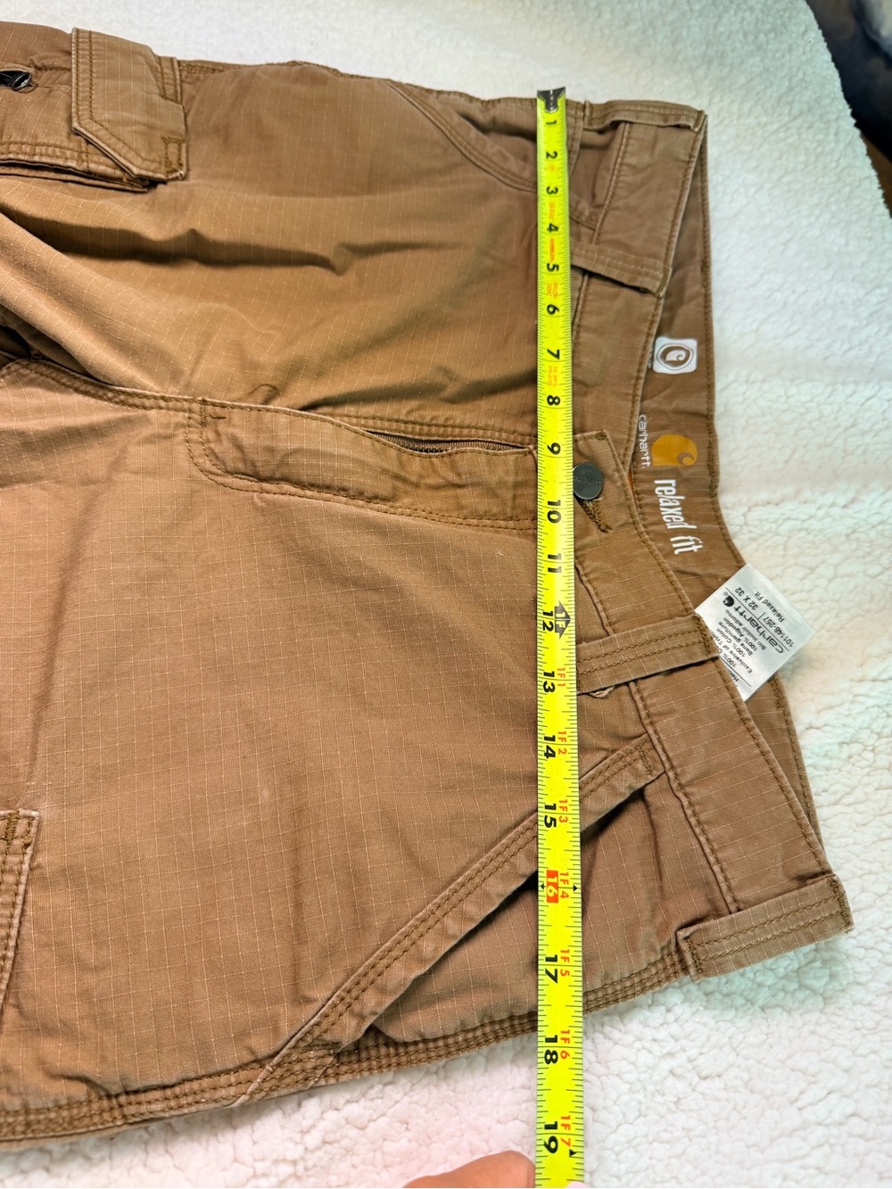 Carhartt Men's Cargo Pants in Brown/Tan - Picture 8 of 8
